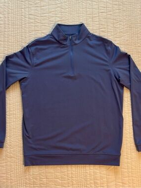 Peter Millar Men's Quarter-Zip Pullover - periwinkle Blue